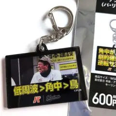 千葉ロッテマリーンズ/角中勝也　引退メモリアル　アクリルキーホルダー　パテレ