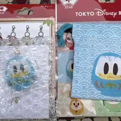 ディズニーリゾート お正月2026 シークレットキーチェーン・巾着 ドナルド