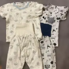 ベビーパジャマセット 80cm 2セット　半袖　腹巻き付き