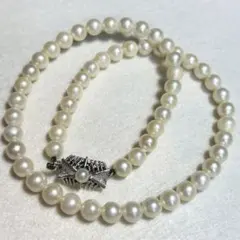 【テリ◎✨美品】 あこや ネックレス 7mm-6.5mmパール アコヤ 本真珠
