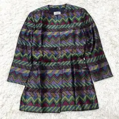 【新品未使用】MISSONI ウールコート 44【タグ付き】　（専用です） 新品未使用】MISSONI ウールコート 44【タグ付き】 （専用です