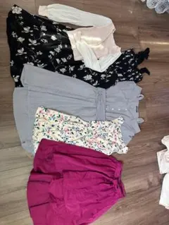 レディース　夏服　洋服　まとめて　5点セット　ワンピ　トップス