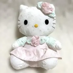 キティ❤️バラ ぬいぐるみ ピンク ミントグリーン レトロ 限定 レア 希少