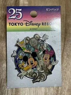 ディズニー ディズニーリゾート 25周年 ピンバッジ