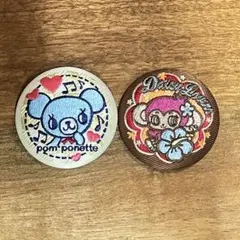 ナルミヤキャラクターズ　刺繍缶バッチ