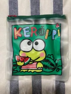 【激レア】サンリオ　けろけろけろっぴ　サマーデザインポーチ　１９９２年　当時物