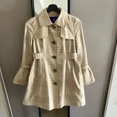 バーバリー ブルーレーベル　トレンチコート　フレアスリーブ