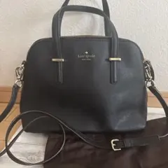 kate spade ブラック ショルダーバッグ