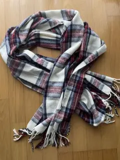 INGNI チェック柄大判ストール マフラー