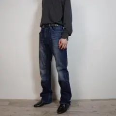 LEVIS 505 デニムジーンズパンツ 色落ち ブルー/DZ177