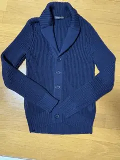 TOMORROWLAND tricot ショールカラーニットカーディガン L