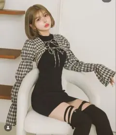 darich ダーリッチ シャーリングボレロミニワンピース