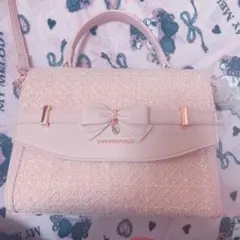 最終値下げ♡サマンサベガ♡ツイードショルダーバッグ♡ピンク