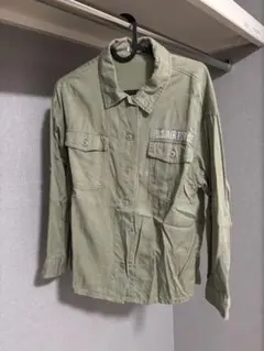 RETRO GIRL U.S.AIR FORCE 長袖シャツ カーキ