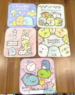 すみっコぐらし　ハンカチ　5点セット
