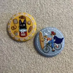 ジブリ　刺繍バッジ