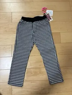 Cleur Masterチェック柄ロングパンツ110