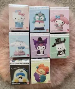 新品★サンリオキャラクターフレンズ4 フィギュア コンプリート 8種 キティ
