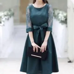 POURVOUS Aライン ワンピース XXL 大きいサイズ