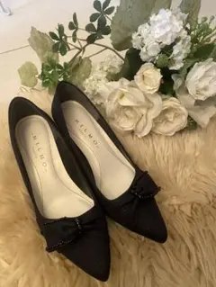 （新品同様）MELMO リボンパンプス