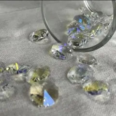 サンキャッチャー　オクタゴン　サンキャッチャーパーツ　八角形　オーロラ×10個
