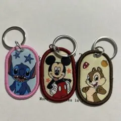 セリア☆ディズニー☆タグキーホルダー☆3個セット