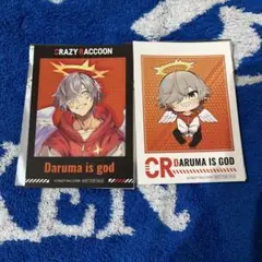 crazyracoon 特典 チェキ風カード だるまいずごっど 1
