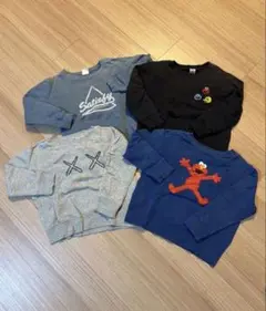 カウズ×セサミストリート　コラボデザイン トレーナー 4点セット　110cm