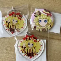 プリパラ まるくじ みかん 缶バッジ キーホルダー - メルカリ