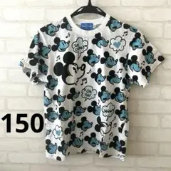 ミッキーマウス総柄Tシャツ 150