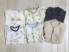 ベビー ロンパース カバーオール まとめ売り 6点セット　出産準備品