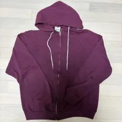 80s USA製 Hanes ジップパーカー 青タグ IDEAL バーガンディ