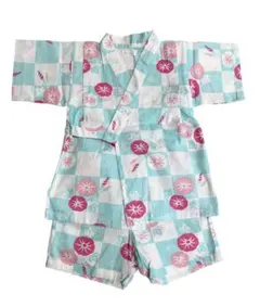 Combiminiコンビミニ【ベビー甚平 朝顔】80cm