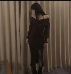 リ値下新品未使用❤️MELT THE LADYロングワンピース&ニットベスト 2025年最新】MELT THE LADY ニットワンピースの人気アイテム