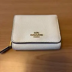 COACH 三つ折り財布 ホワイト
