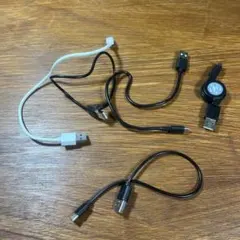 USB ケーブルセット 5本　type-c　microB