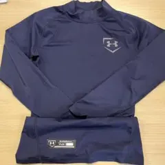 Under Armour YLG 野球 アンダーシャツ ネイビー