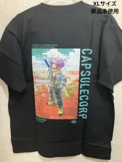 ドラゴンボール トランクス Tシャツ XLサイズ 新品未使用 厚手 黒
