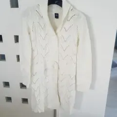 ☆美品☆破格☆春コットンお洒落ロングコート風ロングカーディガン