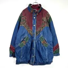 80年代 two twenty デザインデニム中綿ジャケット メンズL - メルカリ