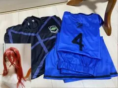 ブルーロック　千切豹馬　コスプレ衣装、ウィッグ付