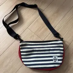 CHUMS ストライプショルダーバッグ