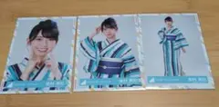 日向坂46 金村美玖 生写真 2022年浴衣セミコン3枚セット