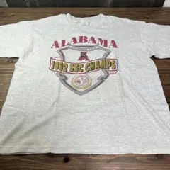 90s Center Cut センターカット　Tシャツ　霜降り　プリント