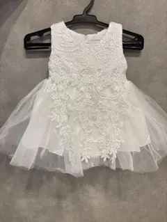 ベビードレス80サイズ　ハーフバースデーフォト　結婚式