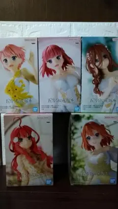 未開封 五等分の花嫁 原画展ver. 5人セット - メルカリ