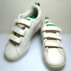 アディダス　キッズ　スニーカー　ホワイト　19サイズ