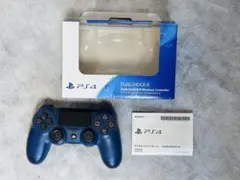 【純正】PS4 コントローラー DUALSHOCK4 青 箱付き 動作確認済み