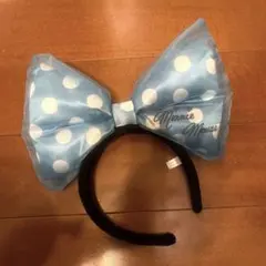 ディズニー カチューシャ ミニー リボン