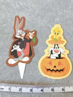 クリスピー　ルーニーテューンズ ハロウィン ピック 2点セット　トゥイーティー